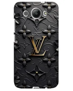 Чехол для Huawei Y3 2017 с картинкой «Кожаная текстура LV»