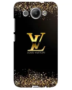 Чехол для Huawei Y3 2017 с картинкой «LV — золотые искры»