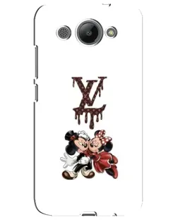 Чехол для Huawei Y3 2017 с картинкой «LV и Микки Маус»