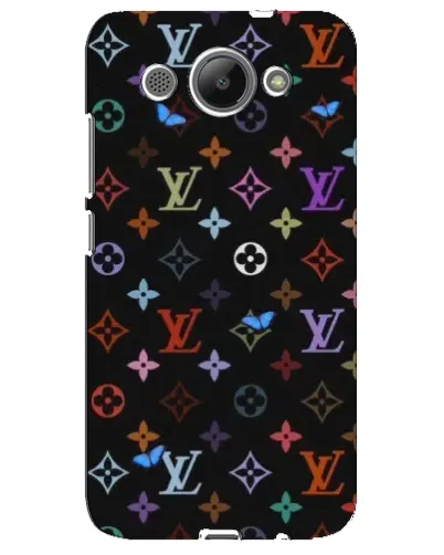 Чехол для Huawei Y3 2017 с картинкой «Цветная монограмма LV»