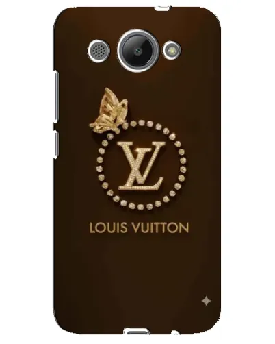 Чехол для Huawei Y3 2017 с картинкой «LV — золотая печать»