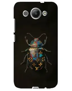 Чехол для Huawei Y3 2017 с картинкой «LV — мраморный принт»