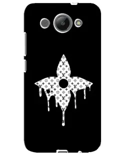 Чехол для Huawei Y3 2017 с картинкой «Цветочная монограмма»