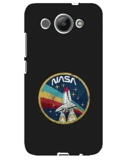 Чехол для Huawei Y3 2017 с картинкой «NASA — эмблема миссии»