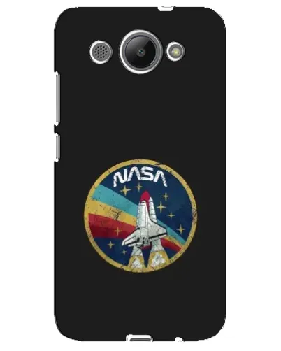 Чехол для Huawei Y3 2017 с картинкой «NASA — эмблема миссии»