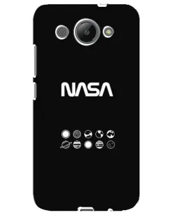Чехол для Huawei Y3 2017 с картинкой «NASA — технический принт»