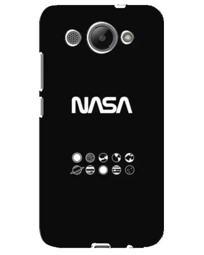 Чехол для Huawei Y3 2017 с картинкой «NASA — технический принт»