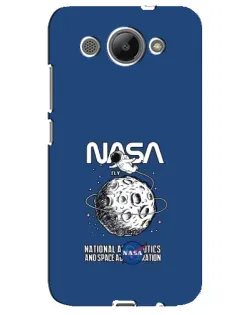 Чехол для Huawei Y3 2017 с картинкой «NASA — лунная миссия»