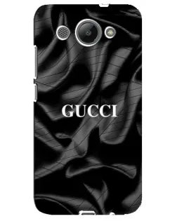 Чехол для Huawei Y3 2017 с картинкой «Gucci — шелковые волны»