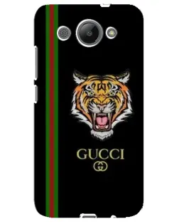 Чехол для Huawei Y3 2017 с картинкой «Тигр Gucci»