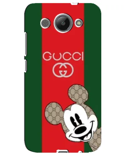 Чехол для Huawei Y3 2017 с картинкой «Gucci — полосы и Микки»