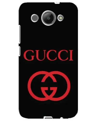 Чехол для Huawei Y3 2017 с картинкой «Gucci — красный логотип»
