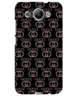 Чехол для Huawei Y3 2017 с картинкой «Классическая монограмма Gucci»