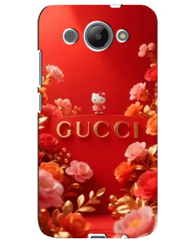 Чехол для Huawei Y3 2017 с картинкой «Gucci — золотой сад»