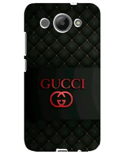Чехол для Huawei Y3 2017 с картинкой «Gucci — стеганый черный»
