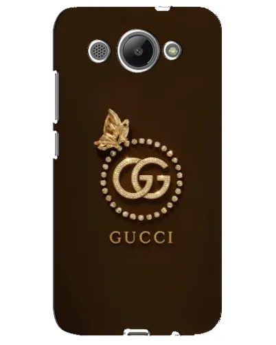 Чехол для Huawei Y3 2017 с картинкой «Gucci — золотая бабочка»