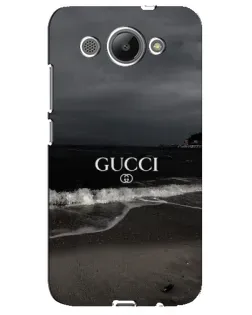Чехол для Huawei Y3 2017 с картинкой «Gucci — морской прибой»