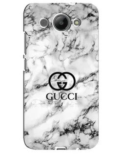 Чехол для Huawei Y3 2017 с картинкой «Gucci — мраморный шик»