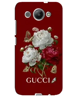 Чехол для Huawei Y3 2017 с картинкой «Gucci —  сад»