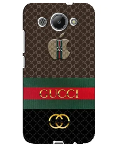 Чехол для Huawei Y3 2017 с картинкой «Gucci — брендированный десерт»