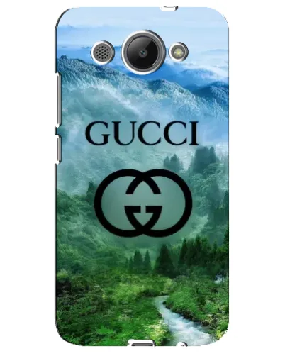 Чехол для Huawei Y3 2017 с картинкой «Gucci — горный пейзаж»