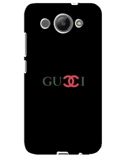 Чехол для Huawei Y3 2017 с картинкой «Gucci — красный градиент»