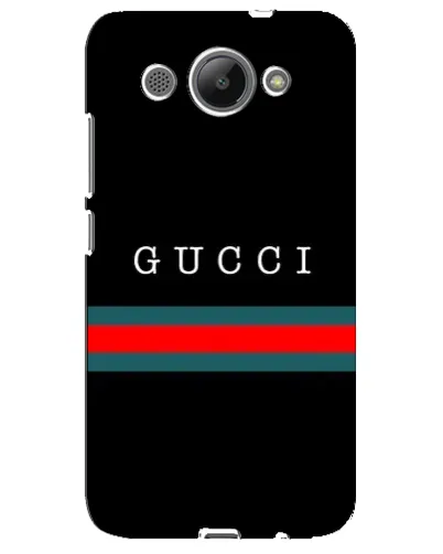 Чехол для Huawei Y3 2017 с картинкой «Gucci — красный пояс»