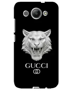 Чехол для Huawei Y3 2017 с картинкой «Gucci — серебряный лев» Чехол для Huawei Y3 2017 с картинкой «Gucci — серебряный лев»