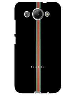 Чехол для Huawei Y3 2017 с картинкой «Gucci — строгая линия» Чехол для Huawei Y3 2017 с картинкой «Gucci — строгая линия»