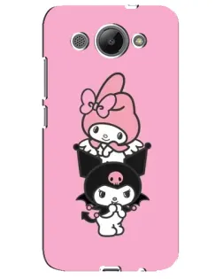 Чехол для Huawei Y3 2017 с картинкой «My Melody и Kuromi»