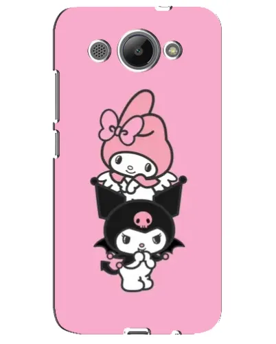Чехол для Huawei Y3 2017 с картинкой «My Melody и Kuromi» Чехол для Huawei Y3 2017 с картинкой «My Melody и Kuromi»