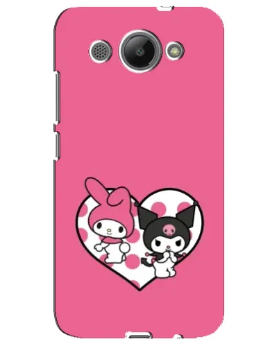 Чехол для Huawei Y3 2017 с картинкой «Kuromi и My Melody» Чехол для Huawei Y3 2017 с картинкой «Kuromi и My Melody»