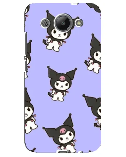 Чехол для Huawei Y3 2017 с картинкой «Паттерн с Kuromi» Чехол для Huawei Y3 2017 с картинкой «Паттерн с Kuromi»