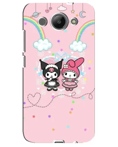 Чехол для Huawei Y3 2017 с картинкой «My Melody и Kuromi» Чехол для Huawei Y3 2017 с картинкой «My Melody и Kuromi»