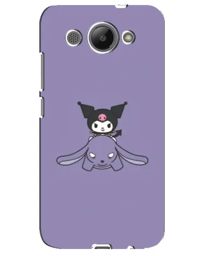Чехол для Huawei Y3 2017 с картинкой «Kuromi на лиловом фоне» Чехол для Huawei Y3 2017 с картинкой «Kuromi на лиловом фоне»