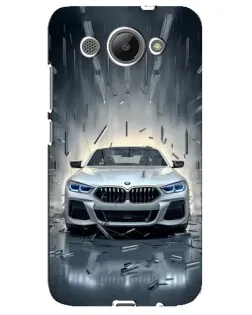 Чохол для Huawei Y3 2017 з картинкою «BMW у світлі фар»
