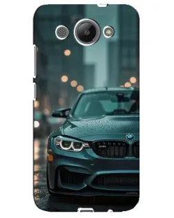 Чохол для Huawei Y3 2017 з картинкою «BMW у вогнях міста»