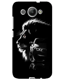 Чохол для Huawei Y3 2017 з картинкою «BMW та лев»