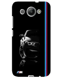 Чохол для Huawei Y3 2017 з картинкою «Силует BMW в темряві»