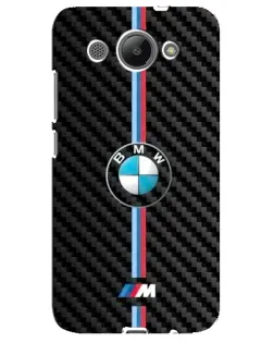 Чохол для Huawei Y3 2017 з картинкою «Емблема BMW та карбон»