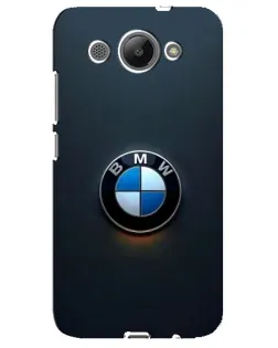 Чохол для Huawei Y3 2017 з картинкою «Логотип BMW — мінімалізм»