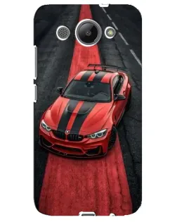Чохол для Huawei Y3 2017 з картинкою «BMW на червоній доріжці»
