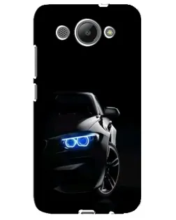 Чехол для Huawei Y3 2017 с картинкой «BMW — ночной взгляд»