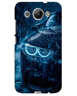 Чехол для Huawei Y3 2017 с картинкой «BMW под дождем»