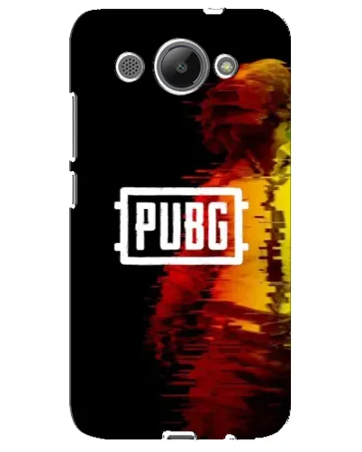 Чехол для Huawei Y3 2017 с картинкой «Яркий логотип PUBG»
