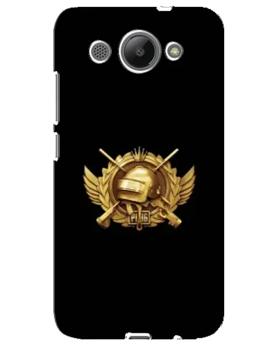 Чехол для Huawei Y3 2017 с картинкой «PUBG — оранжевый градиент»