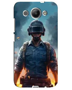 Чехол для Huawei Y3 2017 с картинкой «PUBG — реалистичный герой»
