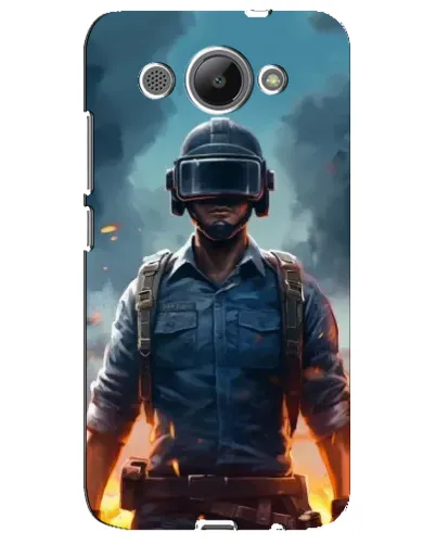 Чехол для Huawei Y3 2017 с картинкой «PUBG — реалистичный герой»
