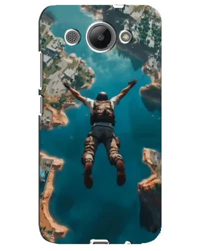 Чехол для Huawei Y3 2017 с картинкой «PUBG — свободное падение»