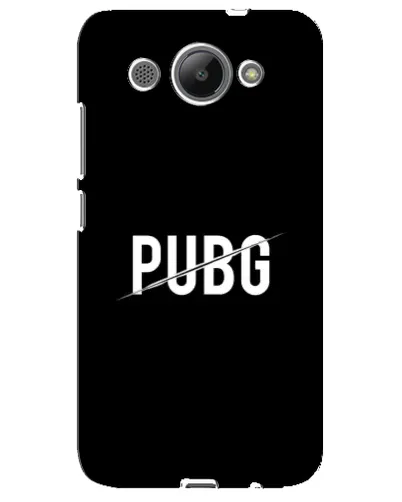 Чехол для Huawei Y3 2017 с картинкой «PUBG — белый логотип»
